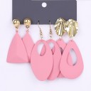 Orecchini a pendente da donna 3 paia G392 9