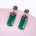 Orecchini a pendente da donna con cristallo G1135 8