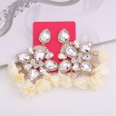 Orecchini a pendente da donna con cristallo G1239 43