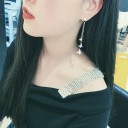 Orecchini a pendente da donna con farfalle G1040 1