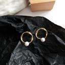 Orecchini a pendente da donna con perla G1208 4