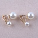 Orecchini a pendente da donna con perle G1114 1