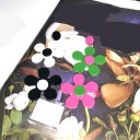 Orecchini a pendente da donna fiori G1442 1