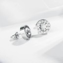 Orecchini a perno da donna con numeri romani 2