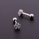 Orecchini a perno da donna con zirconia G1335 6