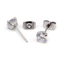 Orecchini a perno da donna con zirconia G451 3