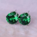 Orecchini a perno da donna con zirconia G480 2