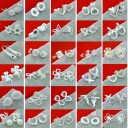 Orecchini a perno da donna R99 1