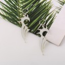 Orecchini circolari da donna con pendente G463 16