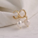 Orecchini circolari da donna con pendente G986 4