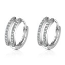 Orecchini circolari da donna H714 4