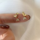 Orecchini da donna a forma di cuore G1436 5