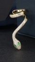 Orecchini da donna a forma di serpente A3152 4