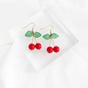 Orecchini da donna con ciliegie 3