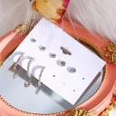 Orecchini da donna con pietre 8 pz 4