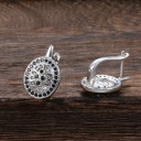 Orecchini da donna con zirconi G1122 2