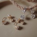 Orecchini da donna con zirconi G115 4