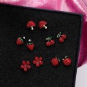 Orecchini da donna con zirconi G1368 1