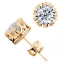 Orecchini da uomo con zirconia J1492 7