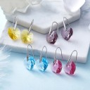 Orecchini pendenti da donna a forma di cuore G800 2