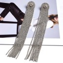 Orecchini pendenti da donna con zirconi G1447 4