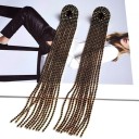 Orecchini pendenti da donna con zirconi G1447 6