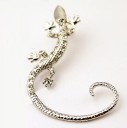 Orecchino da donna audace che avvolge l'intero orecchio Orecchino decorativo con zirconi e imitazioni di perle Metallo da bigiotteria Motivi 15