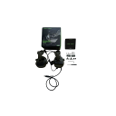 Orejeras tácticas de tiro con micrófono debajo del casco táctico Auriculares con cancelación de ruido Tamaño ajustable Compatible con sistemas 4