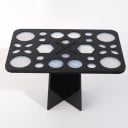 Organisateur de pinceaux de maquillage 28 trous pour le séchage et le rangement des pinceaux construction compacte pour usage cosmétique 1