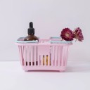 Organisateur en plastique en forme de panier de courses 2