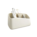 Organisatör med 4 fack 18 x 10 x 9,9 cm Praktisk plastlåda av ABS Förvaringsorganisatör för kontorsmaterial och kosmetik 2