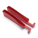 Organiser for the Gap Between the Seat and Console 2 pcs Length 40 cm Carbon Texture Universal Car Storage Box 3