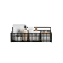 Organizador de baño 23x11x12 cm Estante de almacenamiento de pared autoadhesivo Sin taladros Soporte de plástico para artículos de tocador Soporte multifuncional 5