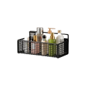Organizador de baño 23x11x12 cm Estante de almacenamiento de pared autoadhesivo Sin taladros Soporte de plástico para artículos de tocador Soporte multifuncional 10