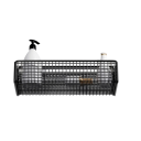 Organizador de baño 23x11x12 cm Estante de almacenamiento de pared autoadhesivo Sin taladros Soporte de plástico para artículos de tocador Soporte 3