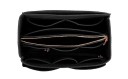 Organizador de bolso para mujer de fieltro con bolsillo con cremallera Inserto para bolsa con muchos compartimentos para cosméticos y pequeños 1