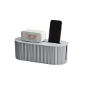 Organizador de cables con tapa para mesa para almacenamiento de extensiones y cargadores tamaño 33x13x11 cm 7