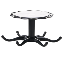 Organizador de cocina autoportante con ganchos Gancho organizador giratorio 360 grados Organizador de cocina 10 x 5 cm 1