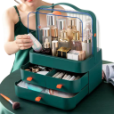 Organizador de cosméticos à prova de pó com gavetas 26,5 × 18,2 × 34,7 cm caixa de armazenamento para maquilhagem e produtos cosméticos 3