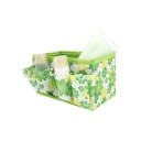 Organizador de cosméticos com flores 4