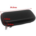 Organizador de dardos EVA negro estuche de viaje 18,5x8,2x5,5 cm soporte para puntas bolsa vacía contenedor para dardos uso doméstico y exterior 4