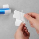 Organizador de plástico adhesivo para bolsas de basura, bandeja práctica para cocina y baño, fácil de instalar, 3 pares 2