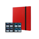 Organizador de tarjetas 160 capacidad 21 x 17,5 x 2,5 cm álbum de PP para tarjetas coleccionables organizador de tarjetas para almacenamiento 4