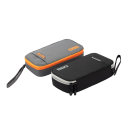 Organizator de călătorie pentru electronice și cabluri 12x4,5x23,5 cm Culori neutre Husă practică pentru încărcătoare, căști și accesorii 6