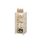 Organizator de pantofi multistrat reglabil Suport practic cu rafturi care economisesc spațiu Design modern Dimensiuni 73x27x26 cm 2