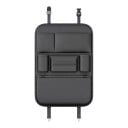 Organizator pentru bancheta din spate a mașinii cu 6 buzunare Suport pentru băuturi și șervețele 60 x 43 cm Piele PU rezistentă la apă Negru Protecție 2
