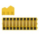 Organizator pentru clești, suport din plastic cu bază din cauciuc, suport pentru zece clești, suport de depozitare pentru atelier, sertare 5
