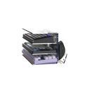 Organizator pentru tastaturi și mouse-uri, suport cu trei niveluri 178 x 267 x 155 mm cu spațiu de depozitare, acril, ușor 2