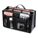 Organizér do kabelky na kosmetiku a drobnosti Cestovní taštička s uchy a zipem Mnoho kapes a přihrádek Polyester 27 x 16 x 9 cm 2