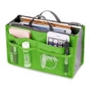 Organizér do kabelky na kozmetiku a drobnosti Cestovná taštička s ušami a zipsom Mnoho vreciek a priehradiek Polyester 27 x 16 x 9 cm 11